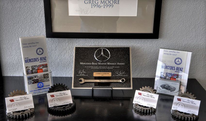 Our Mercedes Repair Awards & Certifications